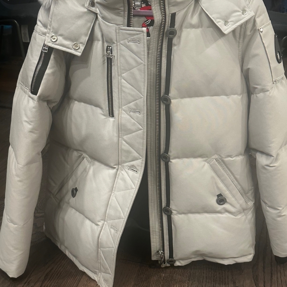 Moose Knuckles Black and White Jacket